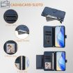 Realme Neo7 Turbo Leather Phone Case with Multi-Card Slots - Blue - 4