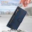 Realme Neo7 Turbo Leather Phone Case with Multi-Card Slots - Blue - 6