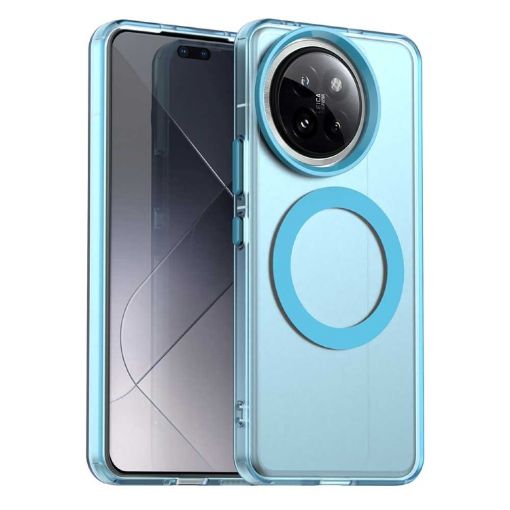 Xiaomi 14 Civi Candy Magsafe PC TPU Phone Case - Blue - 1