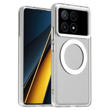 Redmi K70E Candy Magsafe PC Hybrid TPU Case - White - 1