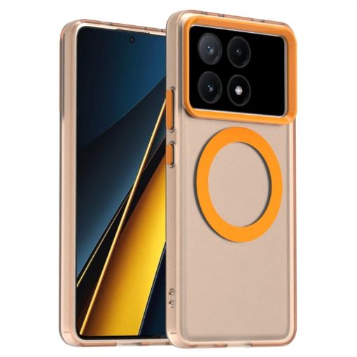 Redmi K70E Orange Candy Magsafe PC Hybrid TPU Phone Case - 1