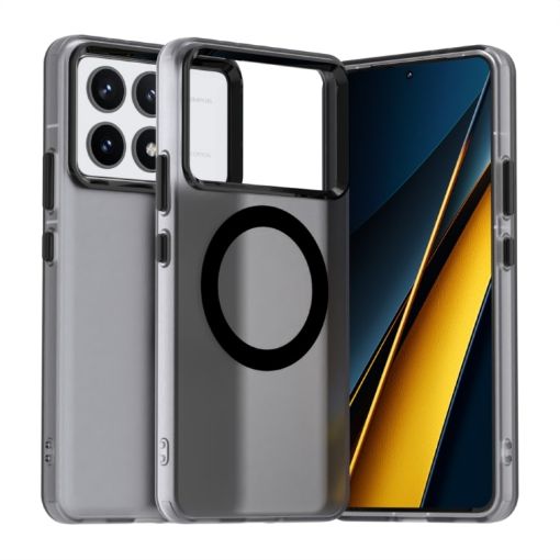 Redmi K70 Pro Candy Magsafe PC Hybrid TPU Case - Black - 1