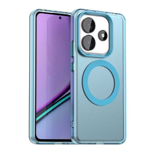 Redmi Note 14 5G Blue Candy Magsafe PC Hybrid TPU Phone Case - 1