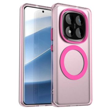 Redmi Note 14 Pro 5G Magsafe Hybrid TPU Phone Case - Red - 1