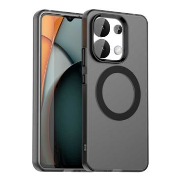 Redmi Note 13 4G Black Candy Magsafe PC Hybrid TPU Phone Case - 1