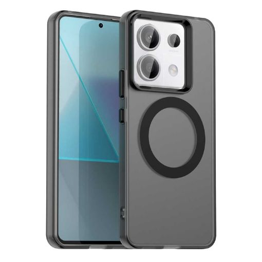 Redmi Note 13 Pro 5G Candy Magsafe PC Hybrid TPU Case Black - 1