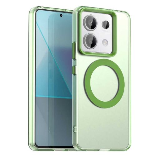 Redmi Note 13 Pro 5G Green Candy Magsafe PC Hybrid TPU Case - 1