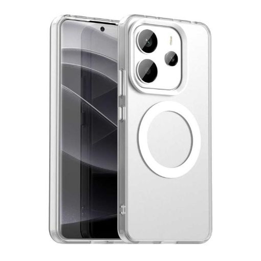 Redmi Note 14 4G Candy Magsafe PC Hybrid TPU Case White 163.25mm - 1