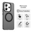 Redmi Note 14 4G Black Candy Magsafe PC Hybrid TPU Phone Case - 4