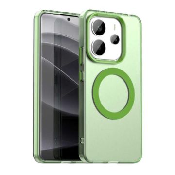 Redmi Note 14 4G Candy Magsafe PC Hybrid TPU Case - Green - 1