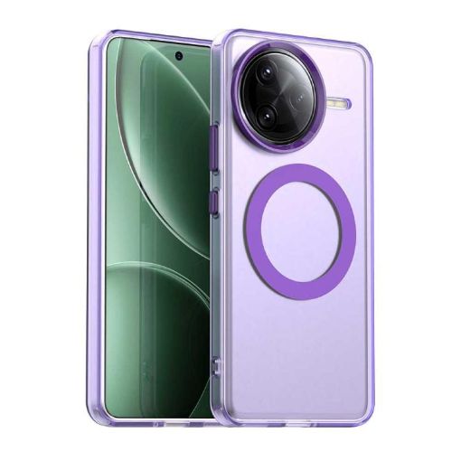 Redmi K80 Pro Candy Magsafe Hybrid TPU Phone Case - Purple - 1