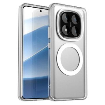 Redmi Note 14 Pro 4G White Candy Magsafe PC Hybrid TPU Case - 1