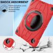 Samsung Galaxy Tab A8 Case: Red Black Bat Hand Grip Turntable Stand - 5