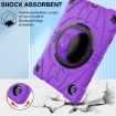 Samsung Galaxy Tab A8 Bat Grip Turntable Stand Case Purple Black - 5