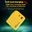 M167 PD 20W Type-C & USB QC 3.0 Fast Charger EU Plug Black - 2