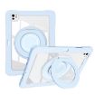 iPad Pro 13 2024 Blue Crystal Armor Hybrid Case with Pen Slot - 1