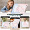 iPad Pro 13 2024 Crystal Armor Case with Pen Slot - Blue Pink - 5