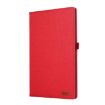 Infinix Xpad Red Fabric Texture Flip Leather Tablet Case - 2