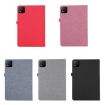 Infinix Xpad Gray Fabric Texture Flip Leather Tablet Case - 6