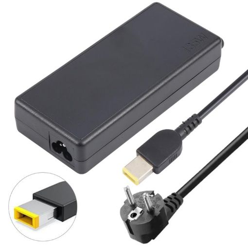 135W 20V 6.75A Lenovo Laptop Power Adapter EU Plug USB Jack - 1