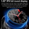 LEMFO K66 Smart Watch 1.85" Bluetooth Call, Heart Rate/Blood Oxygen, Black - 4