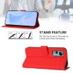 Ulefone Note 14 Red Leather Phone Case with Lanyard - Skin Feel - 3