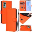 Ulefone Note 14 Orange Leather Phone Case with Lanyard - 1