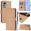 Ulefone Note 14 Leather Phone Case with Lanyard - Nude Color - 1