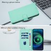 Ulefone Note 14 Mint Green Leather Phone Case with Lanyard - 7