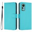 Ulefone Note 14 Lake Blue Leather Phone Case with Lanyard - 2