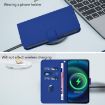 Ulefone Note 17 Pro Dark Blue Leather Phone Case with Lanyard - 7