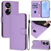 Ulefone Note 17 Pro Leather Phone Case with Lanyard - Lavender Purple - 1