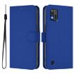 ZTE Blade A52 Lite Dark Blue Leather Phone Case with Lanyard - 2