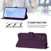 ZTE Blade A52 Lite Violet Leather Phone Case with Lanyard - 3