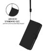 Tecno Camon 40 Premier Black Leather Phone Case with Lanyard - 6