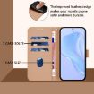 Moto G15 Leather Phone Case with Lanyard - Nude Solid Color Cover - 8