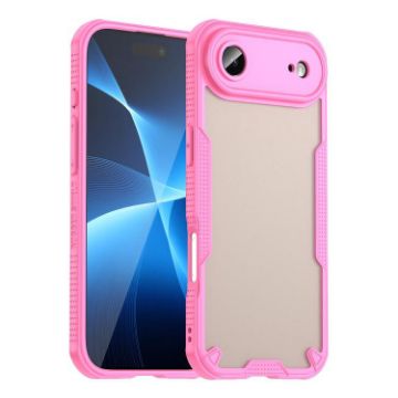iPhone 17 Air Armor Glaze Pink Hybrid TPU PC Phone Case - 1