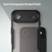 iPhone 17 Air Armor Glaze PC Hybrid TPU Case - Black - 6