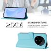 Xiaomi 14 Ultra 5G Sky Blue Leather Phone Case with Lanyard - 3