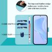 Xiaomi 14 Ultra 5G Sky Blue Leather Phone Case with Lanyard - 4