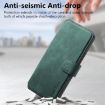 Realme 14 CaseNeo MagSafe RFID Anti-theft Leather Case - Green - 4