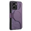 Realme 14 CaseNeo MagSafe RFID Anti-theft Leather Case - Purple - 3