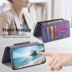 Realme 14 CaseNeo MagSafe RFID Anti-theft Leather Case - Purple - 5