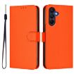 Samsung Galaxy A26 5G Orange Leather Phone Case with Lanyard - 2