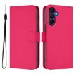 Samsung Galaxy A26 5G Rose Red Leather Phone Case with Lanyard - 2