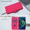Samsung Galaxy A26 5G Rose Red Leather Phone Case with Lanyard - 7