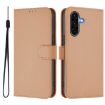 Samsung Galaxy A56 5G Nude Leather Phone Case with Lanyard - 2