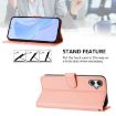 Samsung Galaxy A06 4G/5G Pink Leather Phone Case with Lanyard - 3