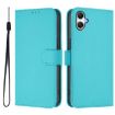Samsung Galaxy A06 4G/5G Leather Case with Lanyard - Lake Blue - 2