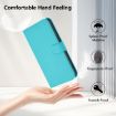 Samsung Galaxy A06 4G/5G Leather Case with Lanyard - Lake Blue - 5
